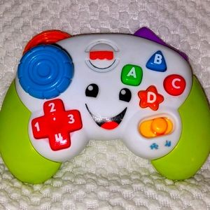 Fisher Price Laugh Learn Game Controller Electronic Toy Teaches Battery Operated